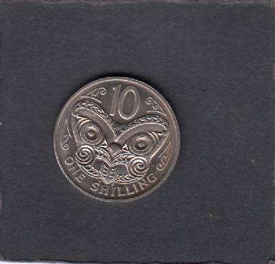 Beschrijving: 10 Cent  MAORI MASK